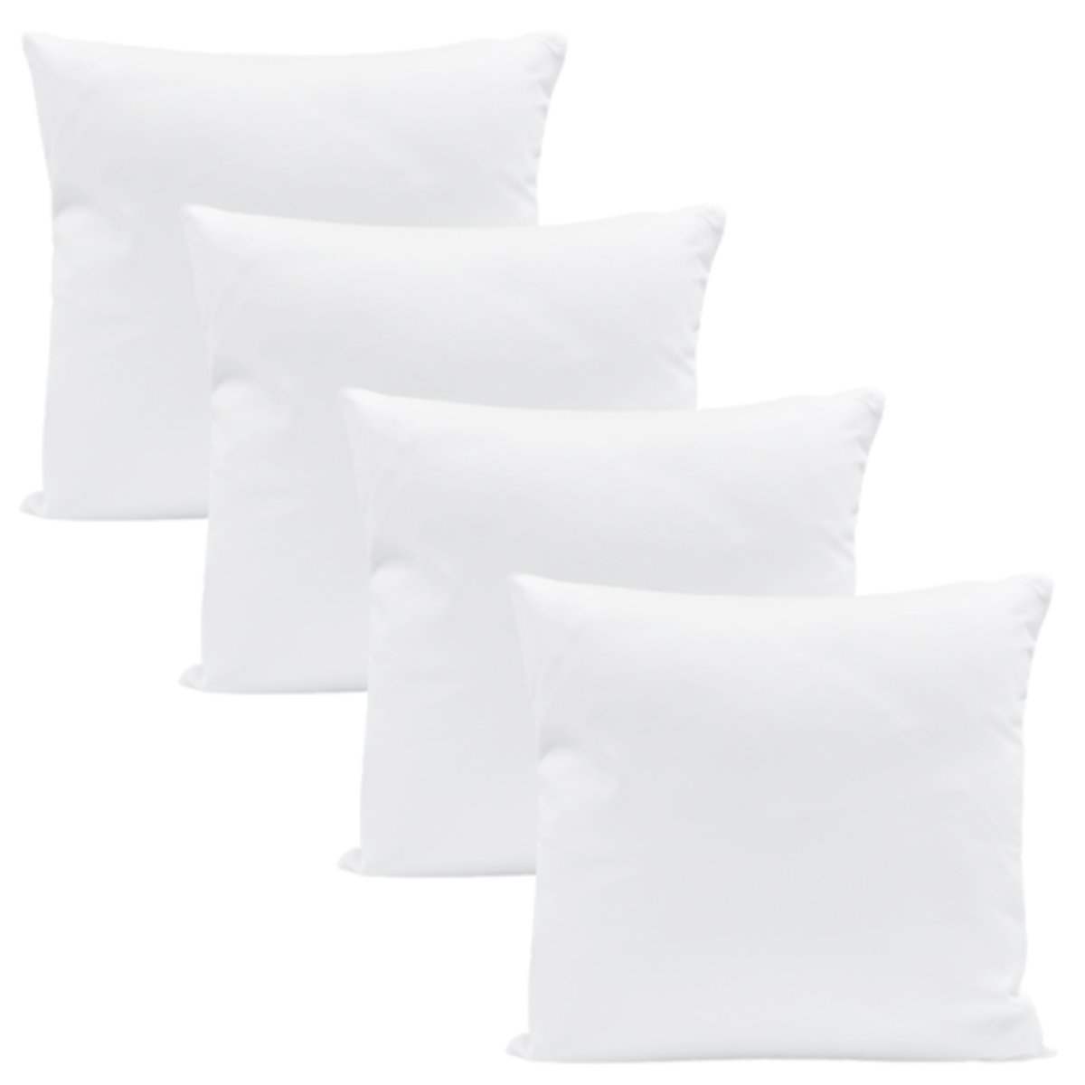 Poduszka Z Mikrofibry 45X45Cm Do Spania, Biała Pikowana, Zestaw 4Szt