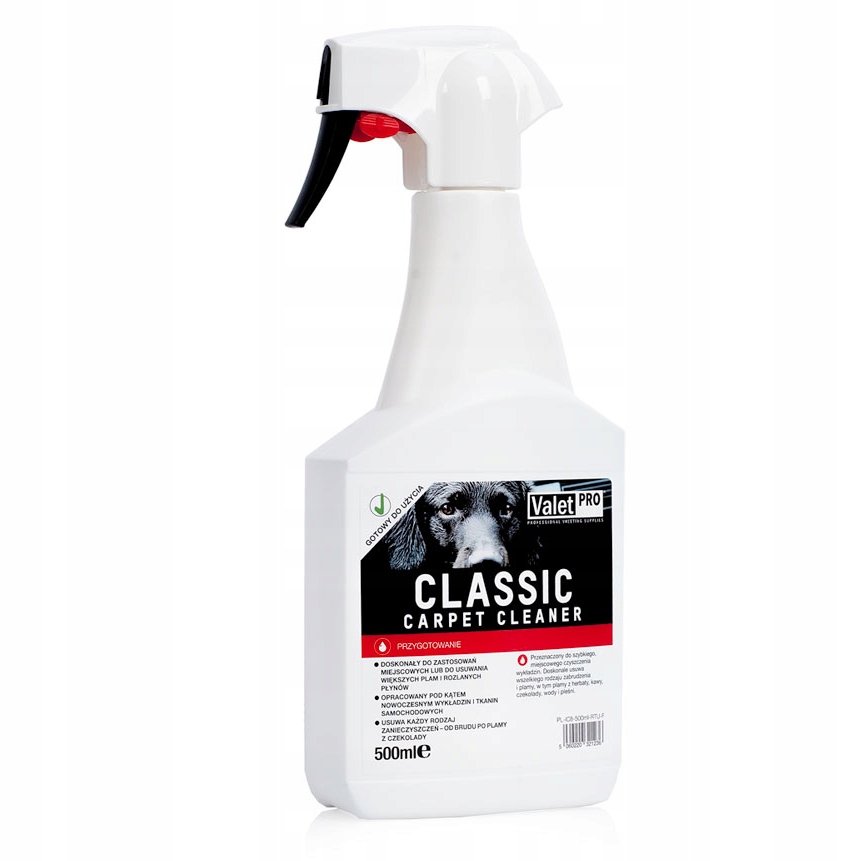 ValetPRO ic8  500 mlrtu Classic płyn do czyszczenia dywanów, 500 ML IC8-500mlRTU