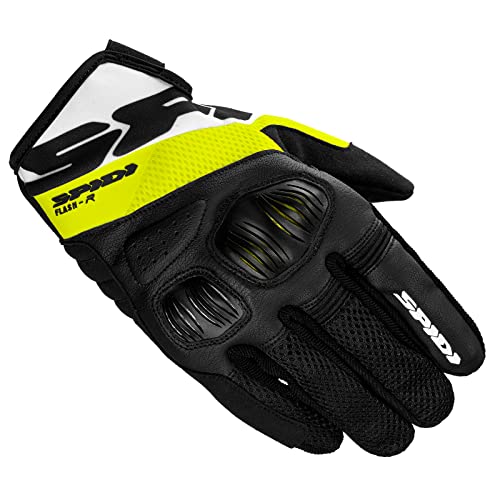 Spidi Flash-R Evo rękawice tekstylne, czarne/neonowo-żółte, rozmiar 3XL