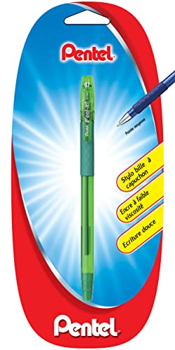 Pentel Ifeel-it! BX487 Długopis kulkowy średniej końcówki 0,7 mm, blister x1 Zielony