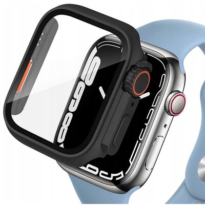 Etui TECH-PROTECT Defense360 do Apple Watch 7/8 45 mm Czarno-pomarańczowy
