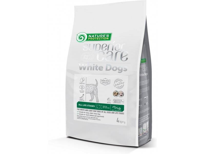 NATURES PROTECTION Superior Care White Dog Insect All Sizes and Life Stages 4kg