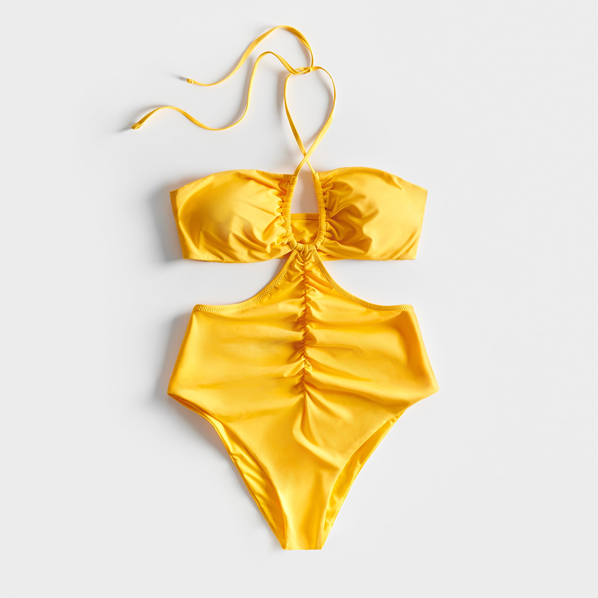 Reserved - Jednoczęściowy kostium kąpielowy - Pomarańczowy