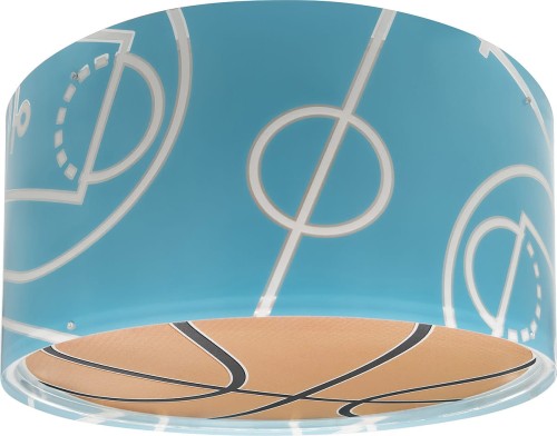 Dalber 41746 - Plafon dziecięcy BASKET 2xE27/15W/230V
