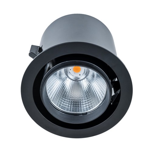 Italux Regulowana LAMPA wpuszczana TANTO RA-721R/BK-WW/12 metalowa OPRAWA wpust LED 34W 3000K do zabudowy czarny RA-721R/BK-WW/12