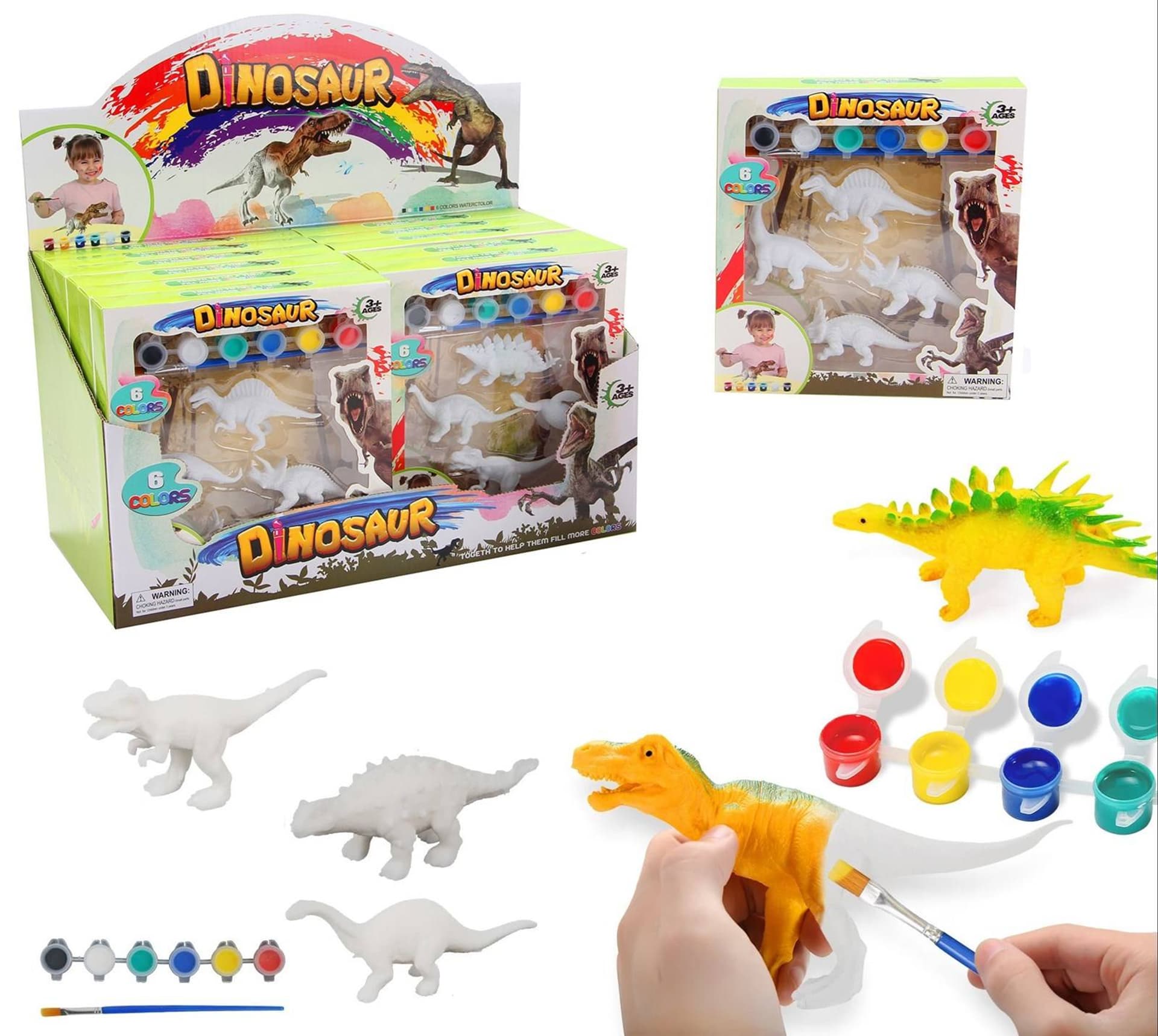 dinozaury do malowania