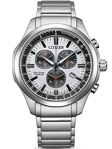 Citizen Watch AT2530-85A, srebro, Nowoczesny
