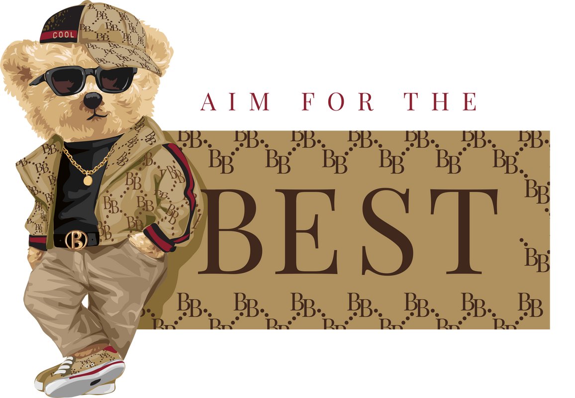 Naprasowanka Miś Ralph Z Misiem Napis 24