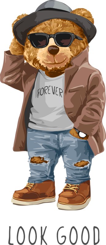 Naprasowanka Miś Ralph Z Misiem Modna 185