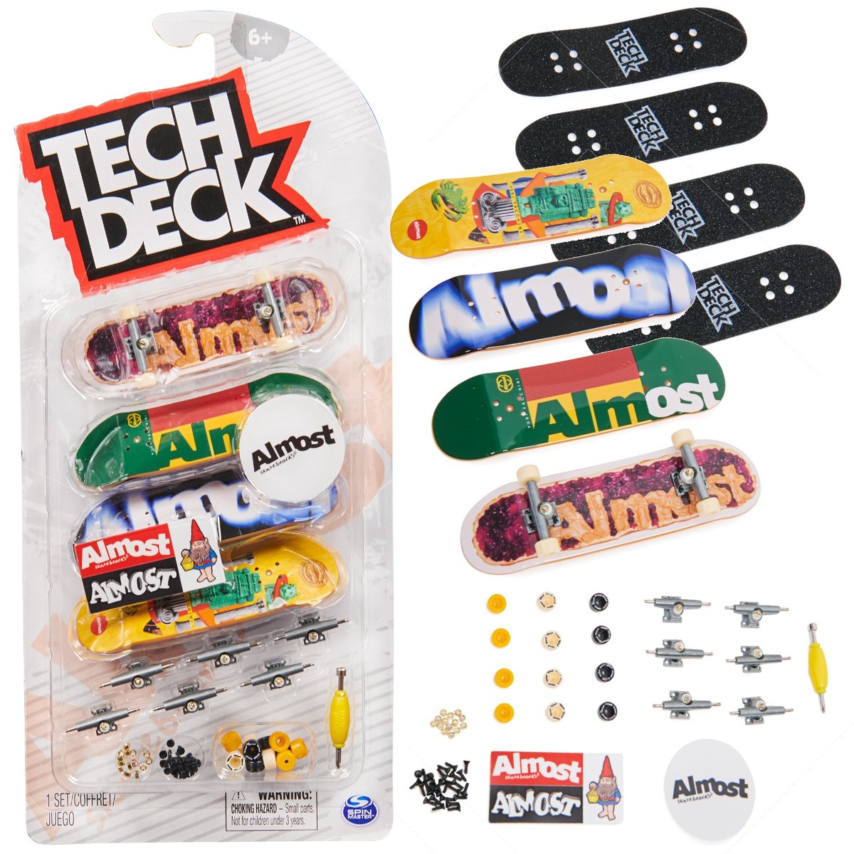 Tech Deck fingerboard Almost 4-pack deskorolki