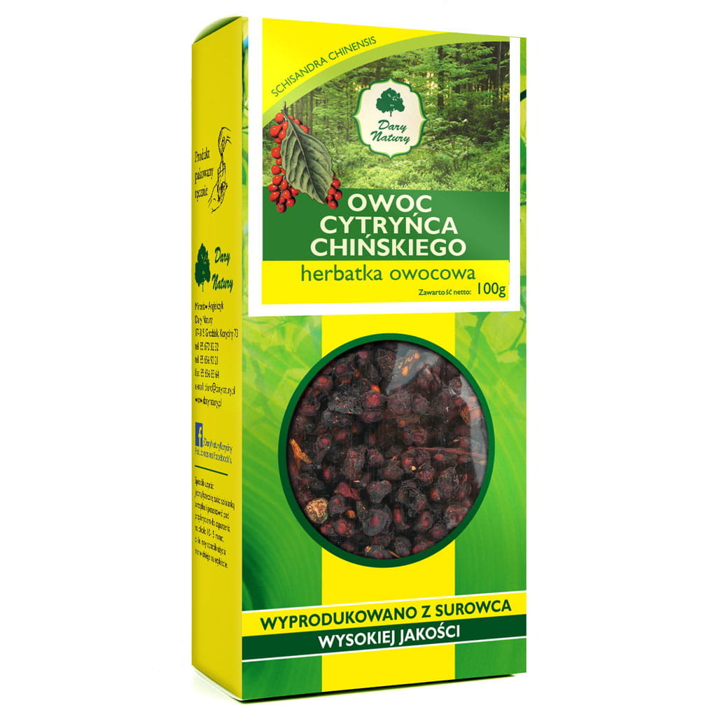 Dary Natury Cytryniec Chiński Owoc 100g -