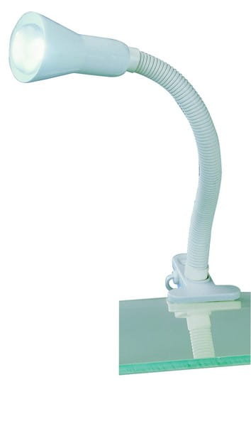 Trio T R I O Lampa na klipsie 1 x 40W E14, Biały, seria 5028 (5028010-01) 