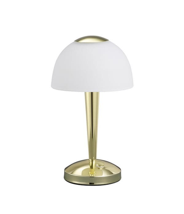 Trio T R I O Lampka biurkowa 1 x 5W LED  Mosiądz polerowany (529990103) 