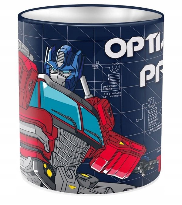 Metalowy pojemnik na przybory szkolne Transformers