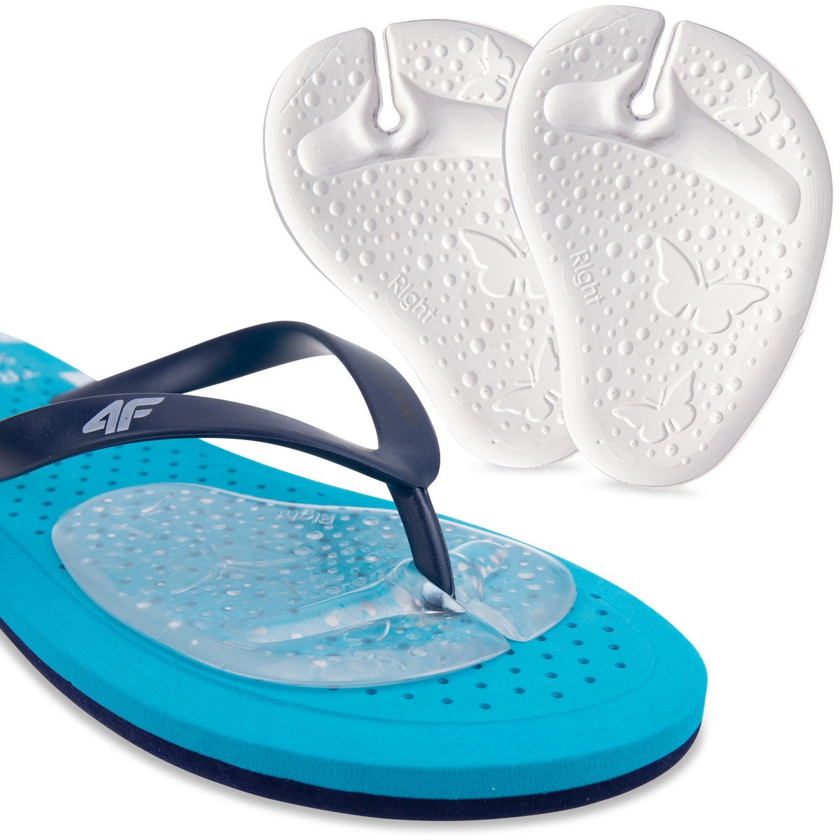 Wkładki do japonek żelowe osłonki obtarcia stopy