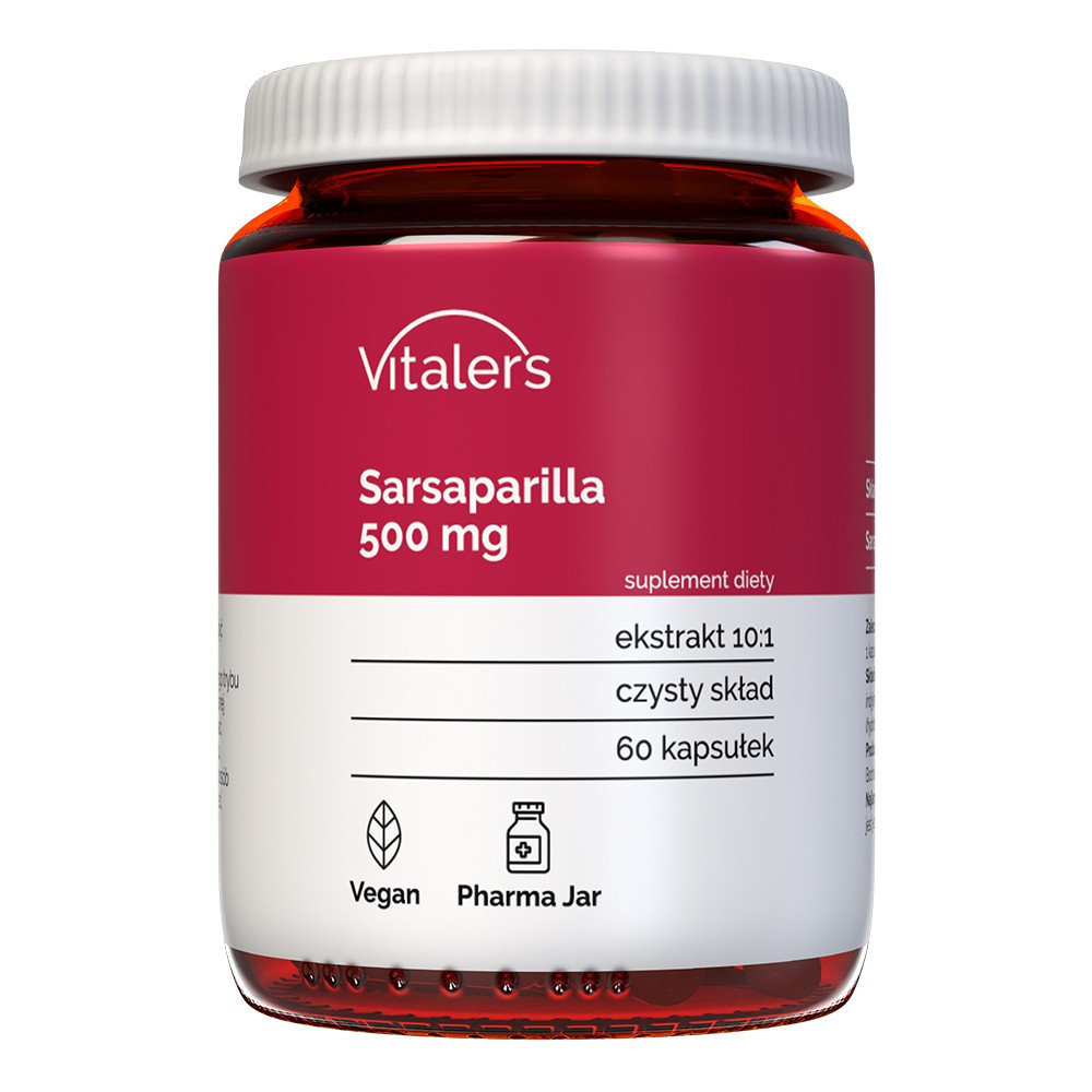 Vitaler's, Sarsaparilla (Kolcorośl) 500 mg - 60 kaps.
