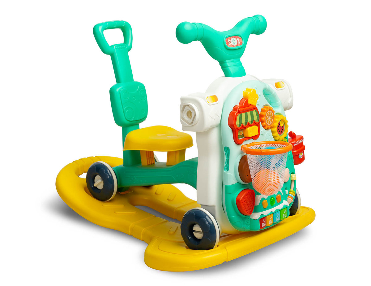 Toyz, Wielofunkcyjny Chodzik 5W1 Turquoise