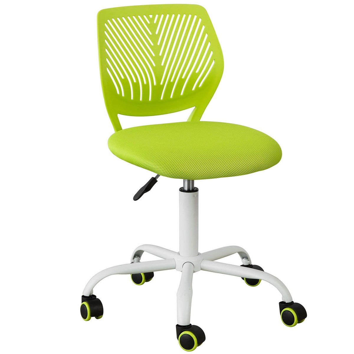 SoBuy Ergonomiczne  Krzesło Biurowe Obrotowe Oparcie na Kołach Zielony FST64-GR