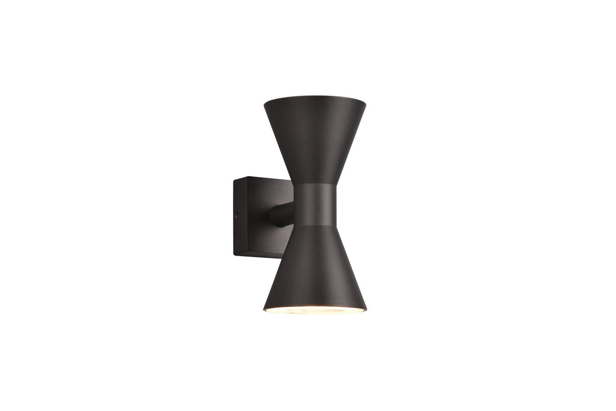 Trio Leuchten Nowoczesna lampa ścienna czarna 2-punktowa - Rolf