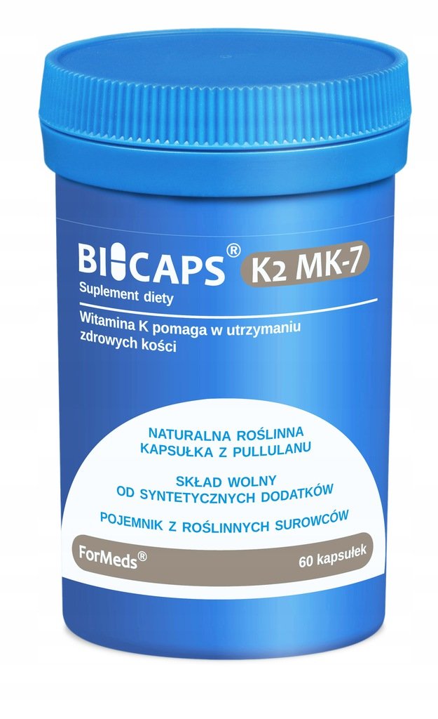 Formeds Bicaps, Naturalna Witamina K2 Mk-7, 60 Kaps.