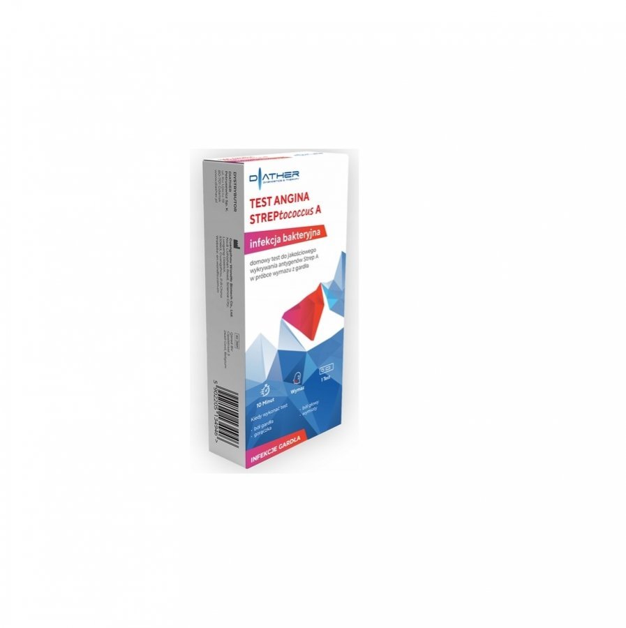 Diather Test Angina Streptococcus A x 1 szt