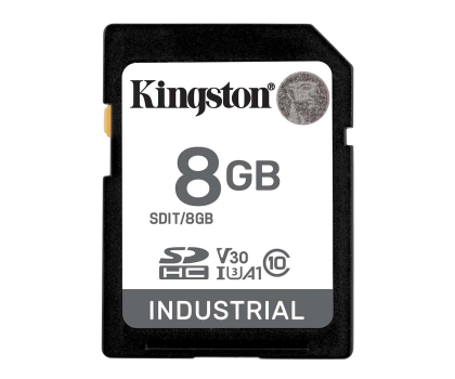Kingston 8GB SDHC Industrial UHS-I U3 V30 A1 pSLC