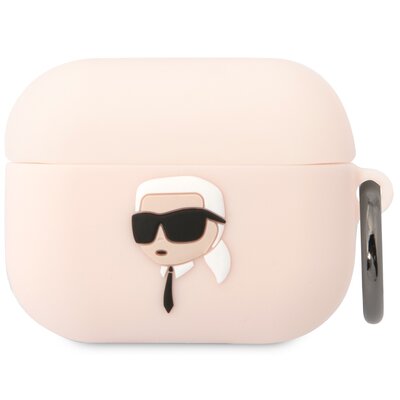 Karl Lagerfeld etui do Airpods Pro KLAPRUNIKP białe 3D Silicone NFT Karl