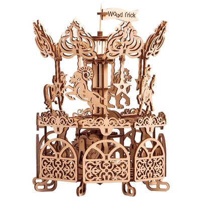 WoodTrick, puzzle do składania modeli Piękna Karuzela