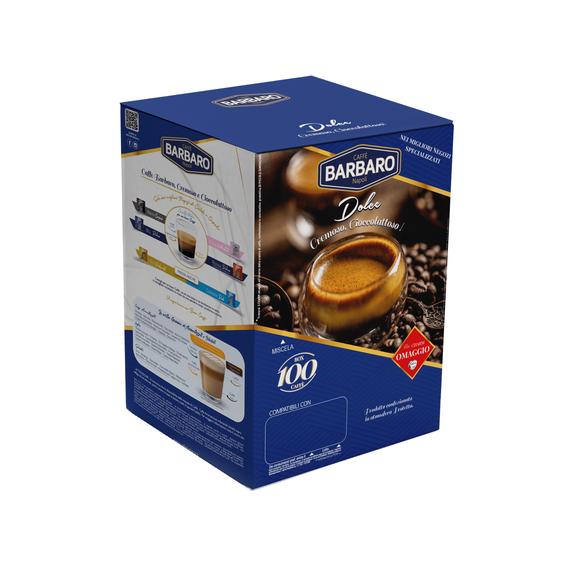 Caffè Barbaro Miscela Oro kapsułki do Nespresso - 100 kapsułek