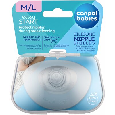 Canpol Babies Babies Osłonki piersi EASY START L uniwersalne 2szt