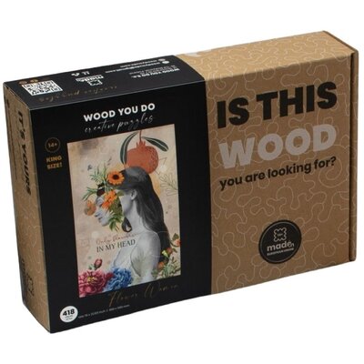 Puzzle drewniane 418 el. Kwiaty dla kobiety Wood You Do