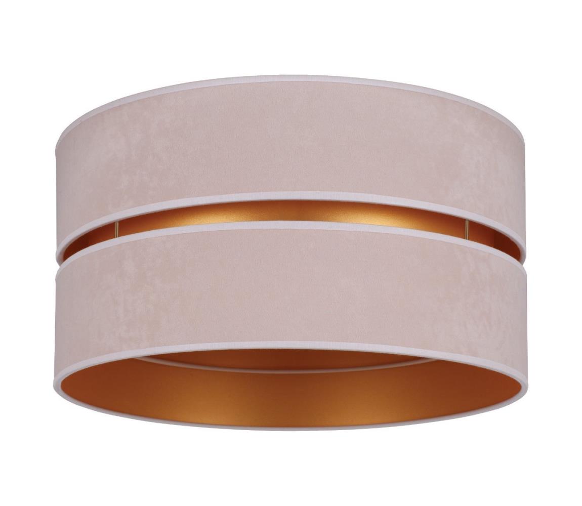 Duolla - Lampa sufitowa DUO 1xE27/15W/230V śr. 40 cm beżowa/złota