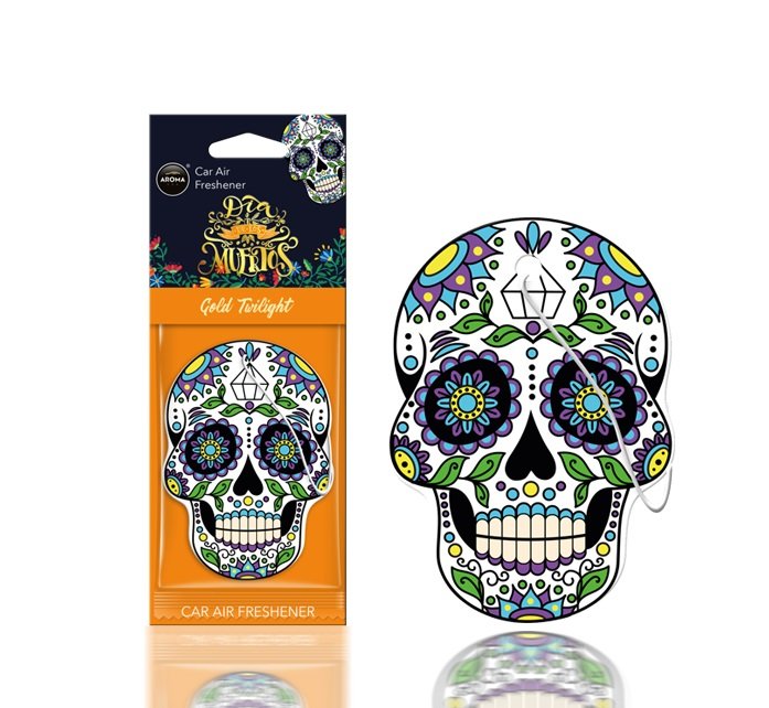 MTM INDUSTRIES Odświeżacz powietrza muertos gold tatoo AMI-A83117