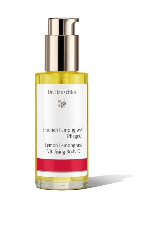 Dr. Hauschka Dr. domu chka cytryn cytryny Lemongrass pielęgnujący unisex, odświeżającą olejek do ciała, 75 ML, 1er Pack (1 X 192 G) EHA2202