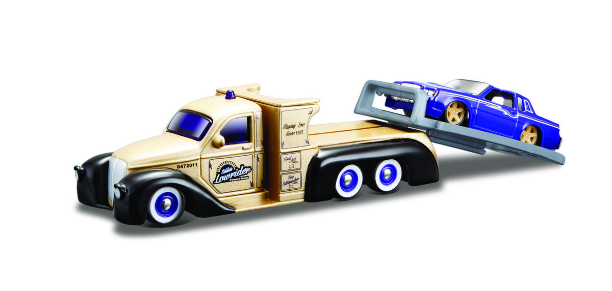 Maisto, model kolekcjonerski Missile Tow Flatbed + 1987 Buick Regal T-Type