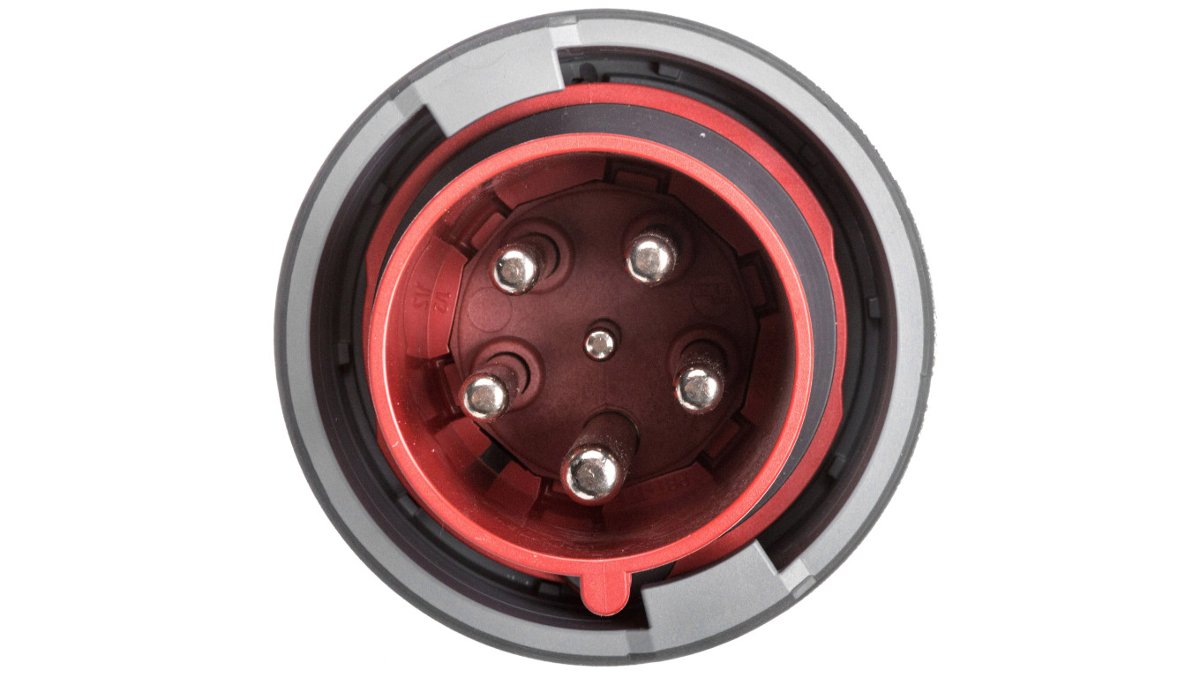 Mennekes Wtyczka PowerTOP Xtra 63A 5p 6h 400V IP67 zaciski śrubowe styki niklowane MEN13212 MEN13212
