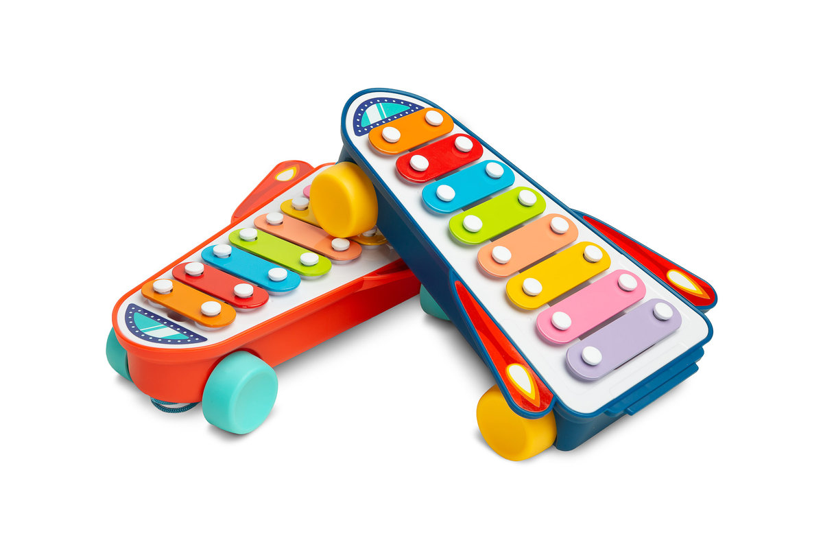 Toyz, zabawka edukacyjna, tęczowe cymbałki