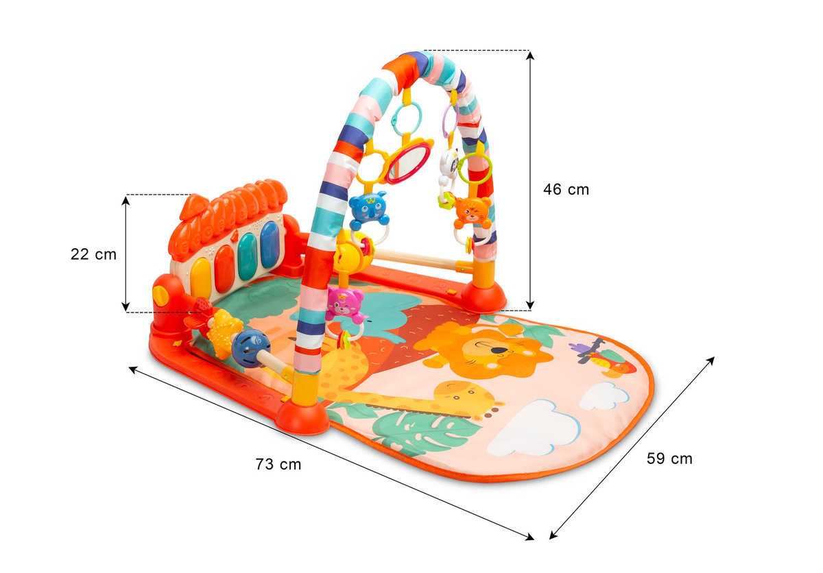 Toyz, Zabawka Edukacyjna - Mata Zoo Orange