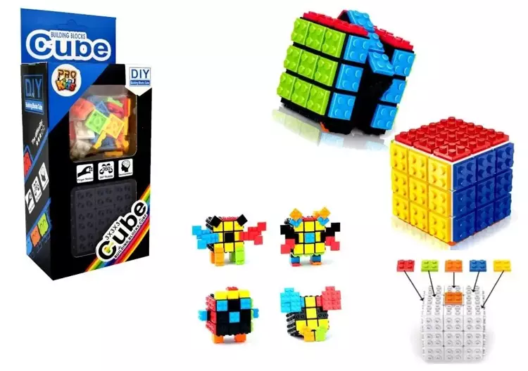 Kostka magiczna z klocków - Pro Kids