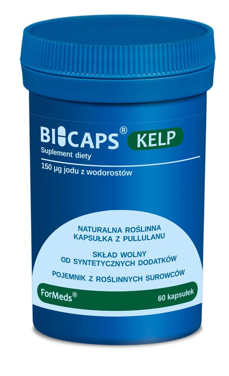 ForMeds Bicaps Kelp (Zdrowie tarczycy, Jod) 60 Kapsułek