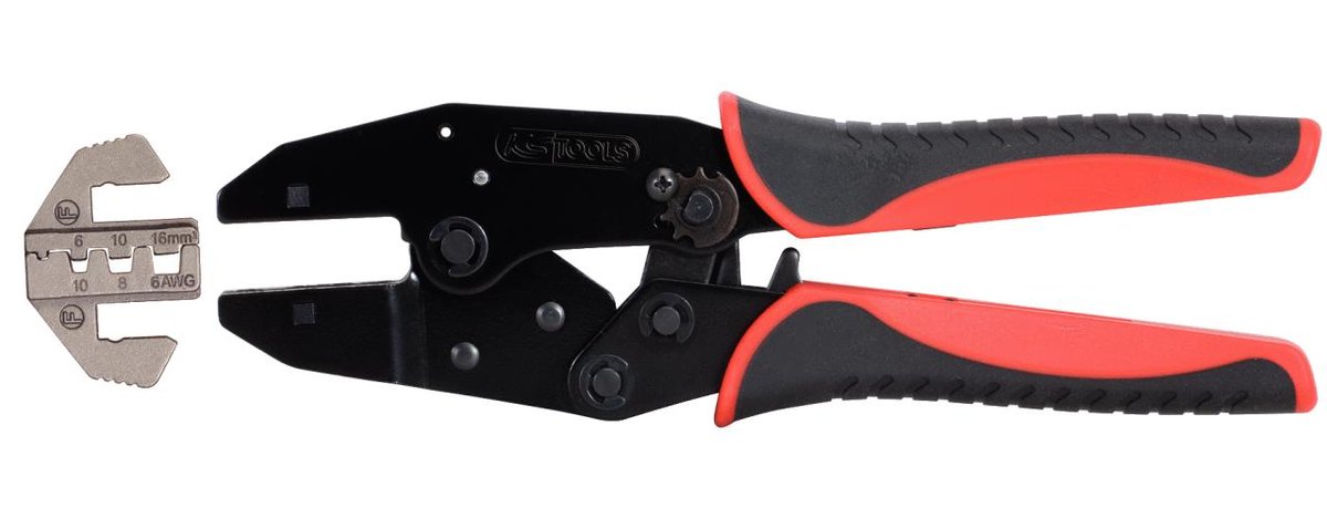 KS TOOLS Szczypce zaciskowe d. koncówek rurkowych Ø6-16mm²