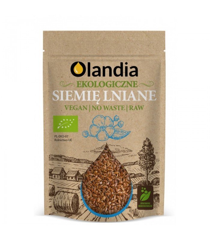 Siemię lniane, BIO, 200 g, Olandia