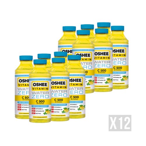 12X Oshee Vitamin Water Witamina C500 555 ml
