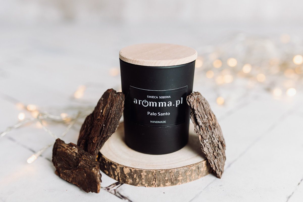 Świeca PALO SANTO Aromma 300 ml UNIKALNE DRZEWO!