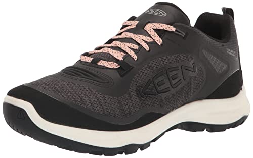 KEEN Damskie buty trekkingowe Terradora Flex Wp-w, czarne/peachy, rozmiar 42 UE