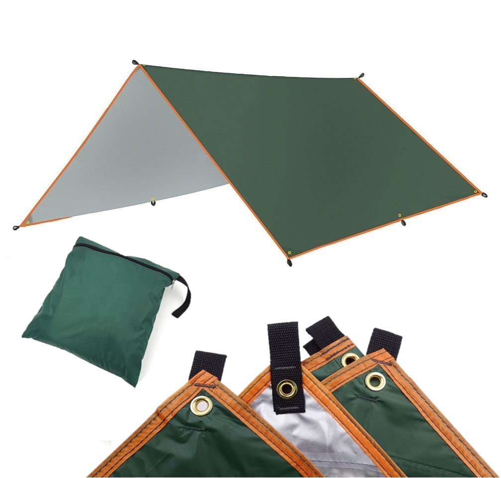 Tarp Płachta Biwakowa Wodoodporna Termiczna 3X4 M