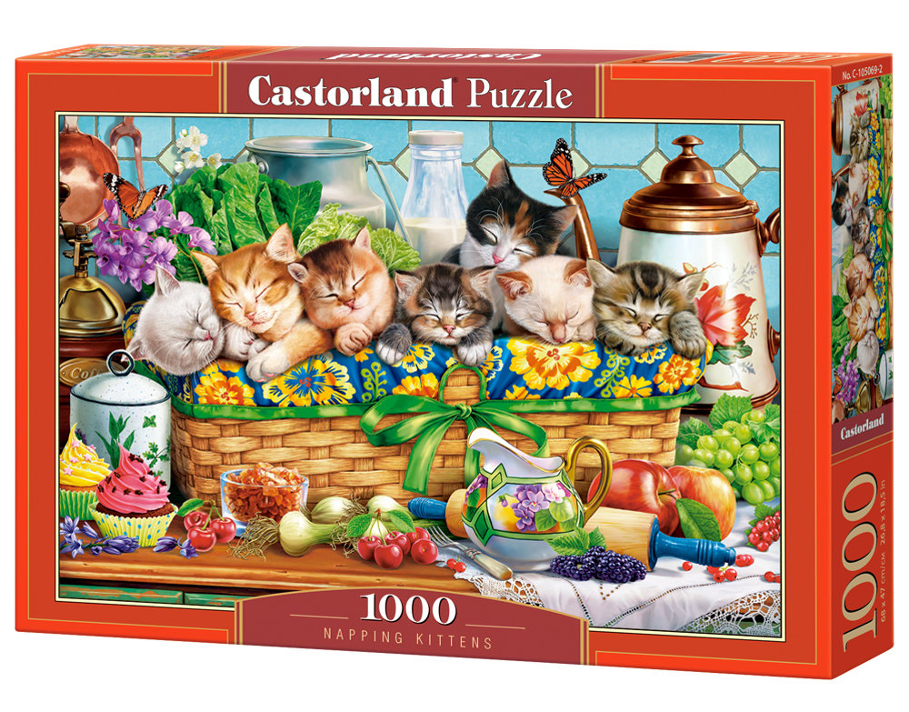 puzzle 1000 el. napping kittens