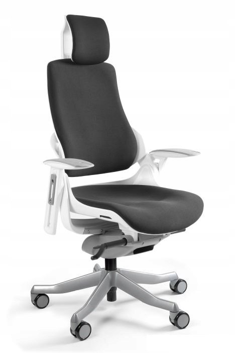 Fotel ergonomiczny biurowy obrotowy WAU biały ergo