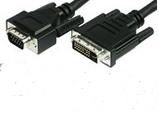 Wentronic DVI-I/VGA FullHD Kabel DVI  VGA; 0300 12 + 5  15 Pin HD 3 m 1 szt. czarny 50991