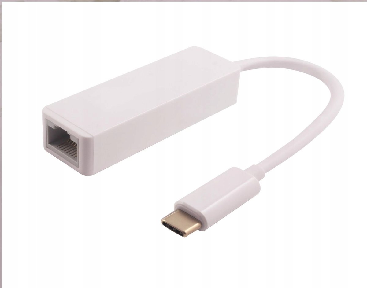 MicroConnect USB-C RJ-45 Biały USB3.1CETHW